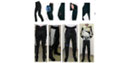 текстильные штаны-high waist mesh pants k-2118