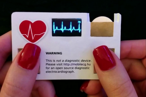 В Венгрии изготовили визитку измеряющую пульс