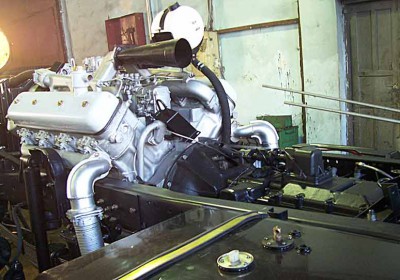 Установка двигателей ЯМЗ-238 вместо камазовских двигателей (замена б/у двигателе...
