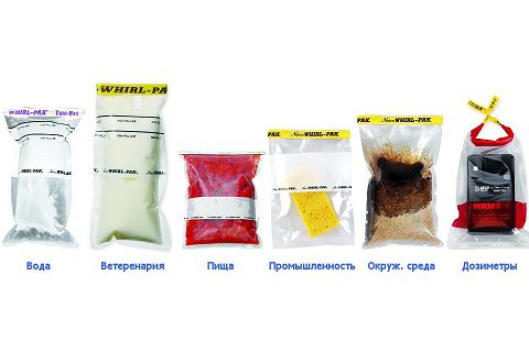 Пакеты Вихрь для отбора проб химической, нефтехимической и промышленной продукции