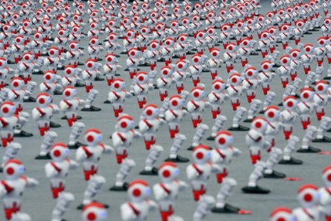В Китае тысяча роботов установила рекорд