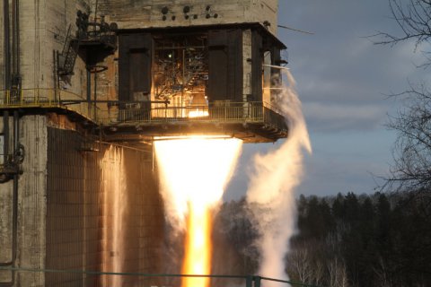 Проведены огневые испытания двигателя первой ступени ракеты "Сармат"