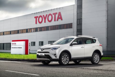 Сегодня на заводе Тойота в Санкт-Петербург стартовало производство Toyota RAV4.