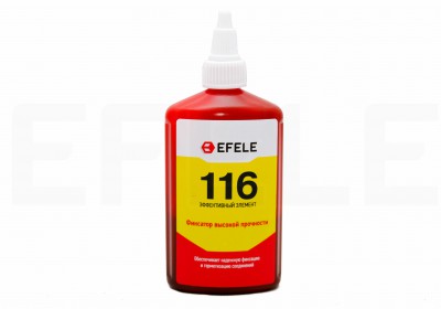 Анаэробный клей Efele 116 (50 мл)
Термостойкий анаэробный состав высокой прочно...
