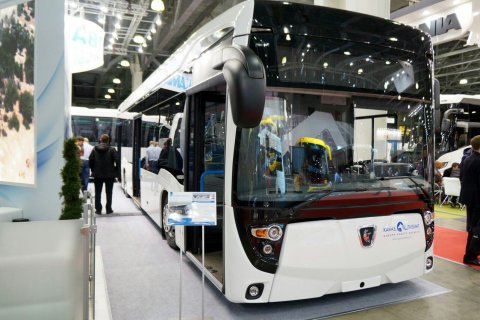 Новый электробус КАМАЗ-6282 на Bus World Russia