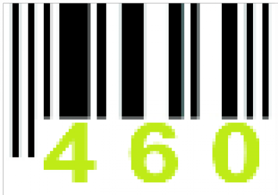 Российские штрих коды международного формата имеют диапазон первых цифр 460-469 ...