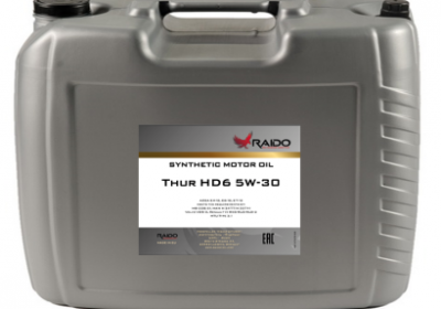 RAIDO Thur HD6 5W-30
API: E4-12, E6-12, E7-12 - Дизельное топливоэкономичное мо...