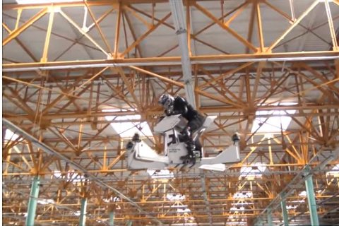В Москве провели испытания первого в мире летающего байка(видео)