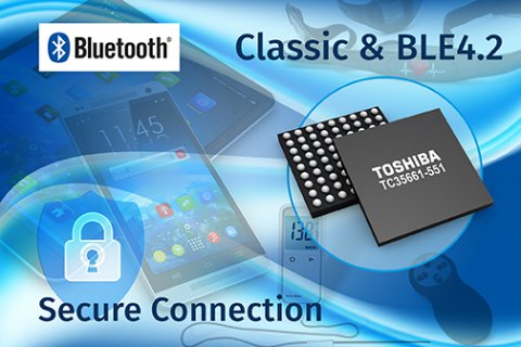 Двухрежимная однокристальная ИС Bluetooth® компании Toshiba Electronics Europe