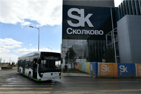 КАМАЗ продемонстрировал в Сколково ультрабыструю зарядку для своих электробусов
