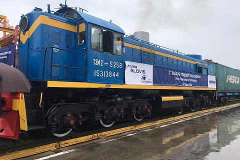 Открыт новый грузовой маршрут из порта Пусан в Санкт-Петербург