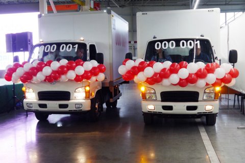 Две новые модели грузовиков Hyundai начали сходить с конвейера «Автотора»