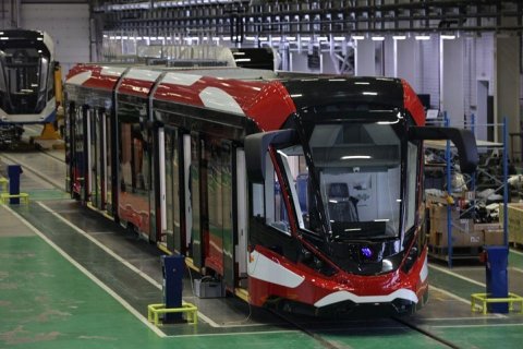 В Санкт-Петербурге появятся уникальные отечественные трамваи «Витязь-Ленинград» с алюминиевым кузовом
