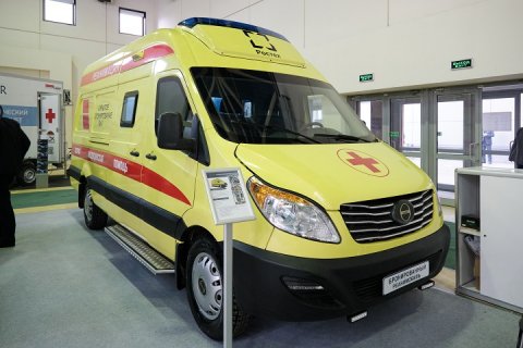 Бронированная Скорая помощь «Швабе» представлена на Российской неделе здравоохранения