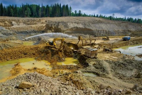 Рассыпное золото ручья Егдэгкыч в Чукотском автономном округе