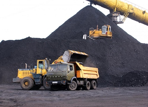 Добыча каменного угля в России