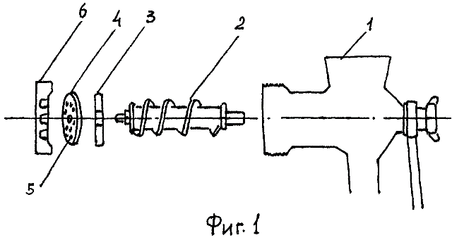 Чертеж шнека в мясорубке