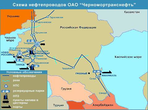 Схема нефтепроводов казахстана