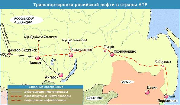 Транснефть восток карта нефтепровода