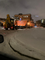 Вывоз и уборка снега, аренда экскаватора-погрузчика