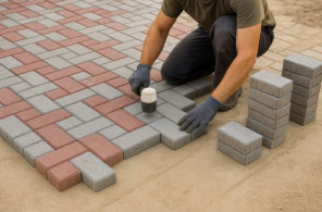 Укладка тротуарной плитки