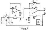 Устройство преобразования параметров емкостного и резисторного сенсоров в частотный сигнал