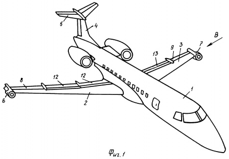 Повышение аэродинамического качества и несущих свойств самолета за счет усовершенствования его крыла