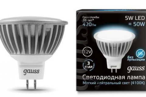 Светодиодные лампы фирмы Gauss