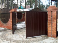 Ворота распашные в Краснодаре (дешево)