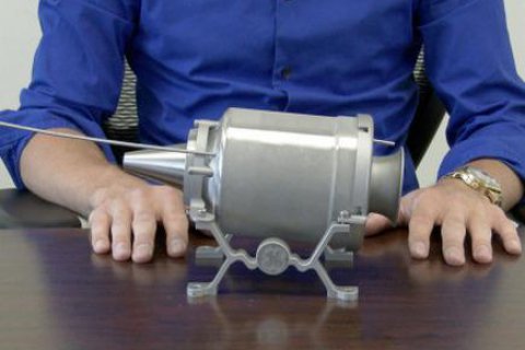 В General Electric напечатали и запустили миниатюрный реактивный двигатель