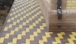 Тротуарная бетонная плитка, катушка, кленовый лист, шестигранник, брусчатка, ква...