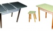 Стол прямоугольный раздвижной, размер 1000*600(+300), кромка ПВХ 2мм, столешница...