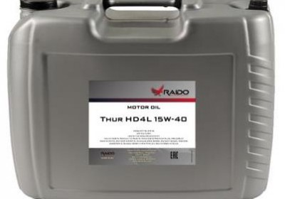 RAIDO Thur HD4L 15W-40
ACEA: E7-12, E9-12
API: CJ-4/SM - Все сезонное универса...