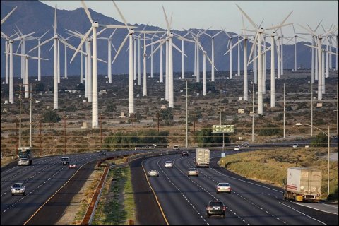 В США ветроэнергетика обошла по мощности гидроэнергетику