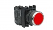 B100DK Кнопка круглая красная, без фиксации, IP50, 1НО Emas