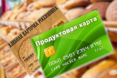 Выдача продовольственных карточек малоимущим россиянам намечена на 2018 год
