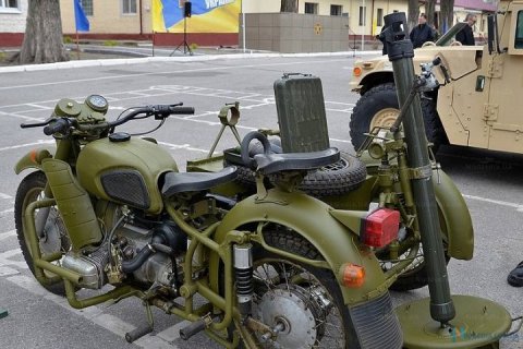 Для украинской армии разработан и изготовлен мотоцикл с минометом