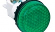 S224NY Арматура сигнальная зеленая 22мм (под лампу с резьбой Ba9S) 220B EMAS