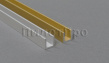 Анодированный алюминиевый швеллер, 10х10х10х1,5 (1,0м)