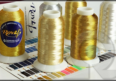 Металлизированные нитки для машинной вышивки – Sakura Thread