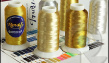 Металлизированные нитки для машинной вышивки Crown-tex, Royal и Marathon