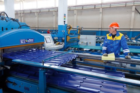 Первое в РФ производство алюмочерепицы и ТСП с алюминиевой облицовкой открывает компания Металл Профиль