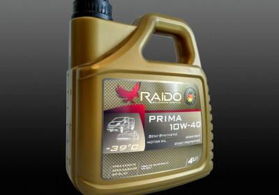 RAIDO Prima 10W-40 - универсальное полусинтетическое моторное масло