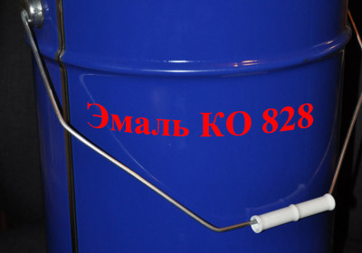 Эмаль КО 828 серебристо-серая (фасовка по 25 кг)