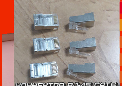 КОННЕКТОР RJ-45 СAT.6 ЭКРАНИРОВАННЫЙ