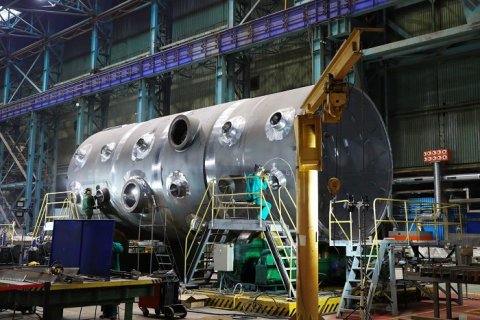 На «Атоммаше» изготовлен первый комплект корпусов парогенераторов для АЭС «Руппур» (Бангладеш)