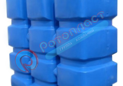 2000 литров призматическая пластиковая емкость