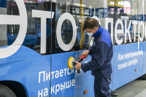 КАМАЗ открыл в Москве сборочное производство электробусов