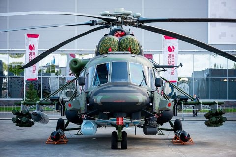 Новый вертолет Ми-171Ш Storm прилетел на "Армию-2021" своим ходом из Улан-Удэ