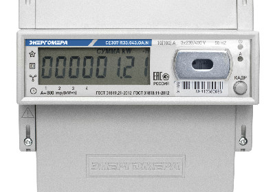 Счетчик электроэнергии трехфазный многофункциональный CE307-R33
